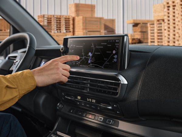 The 10-inch multimedia touchscreen 