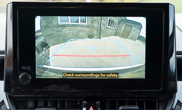 Corolla Commercial reversing camera